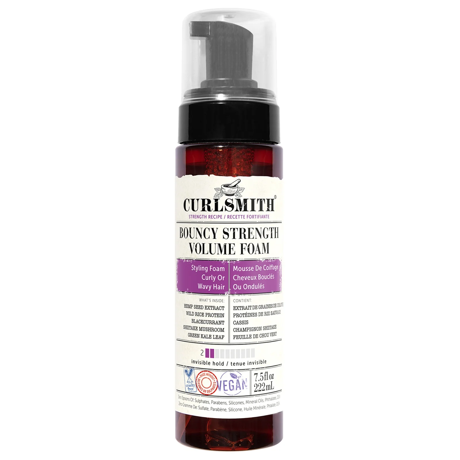 Curlsmith Bouncy Strength Volume Foam 222ml