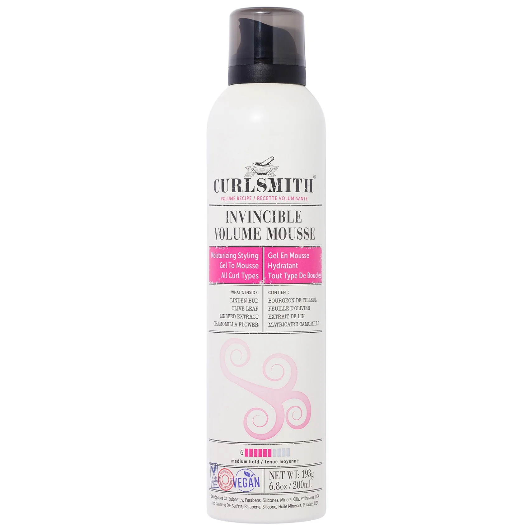Curlsmith Invincible Volume Mousse 201ml