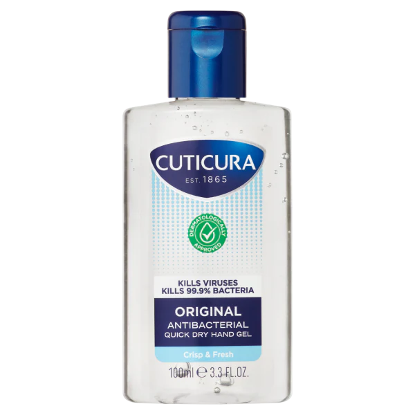 Cuticura Original Anti-Bacterial Hand Gel Crisp & Fresh 100ml