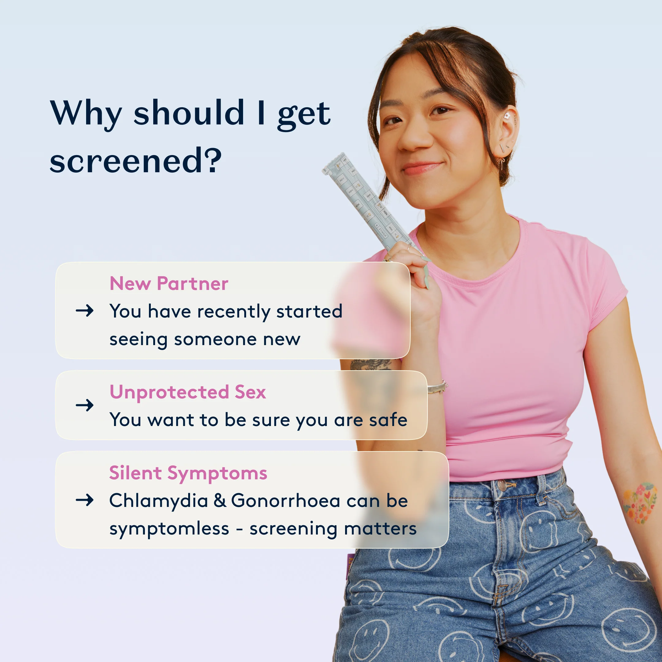 Daye At-Home STI Test Kit Discreet STI Screening with Diagnostic Tampon (Tests Chlamydia, Gonorrhoea & More) - Image 2