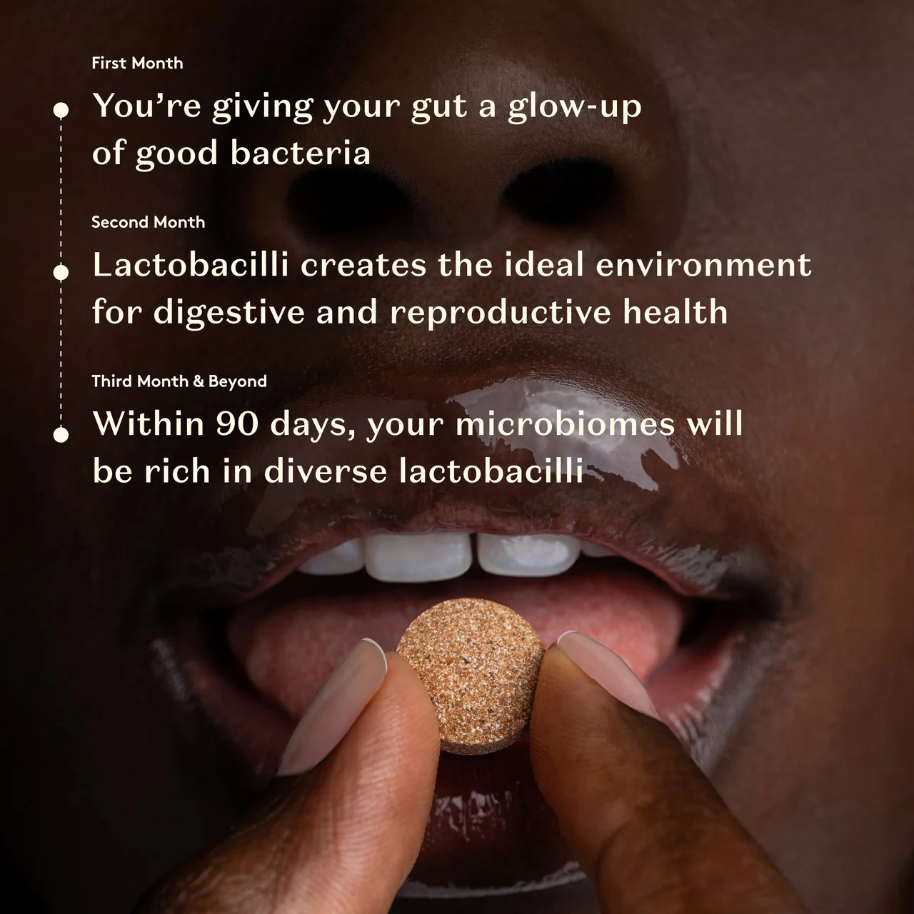 Daye ProViotics: Lactobacillus Plantarum GLP3 for Women's Vaginal & Gut Microbiome 30 Tablets - Image 3
