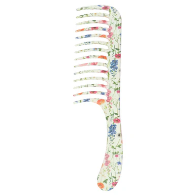 Denman D28 The Deluxe Wide Tooth Detangler Comb Floral Fantasies