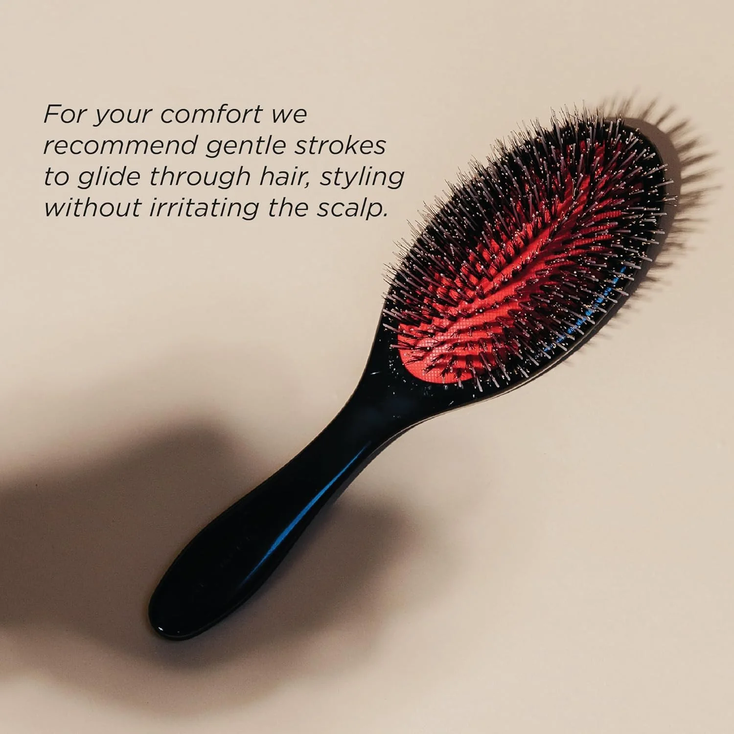 Denman D81M Medium Style & Shine Brush Black - Image 5
