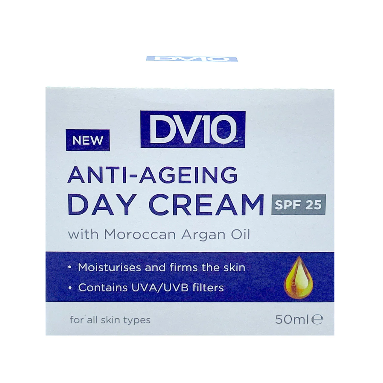 DermaV10 Anti-Ageing Day Cream with SPF25 50ml