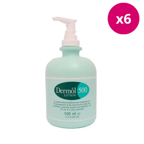 Dermol 500 Lotion 500ml x 6