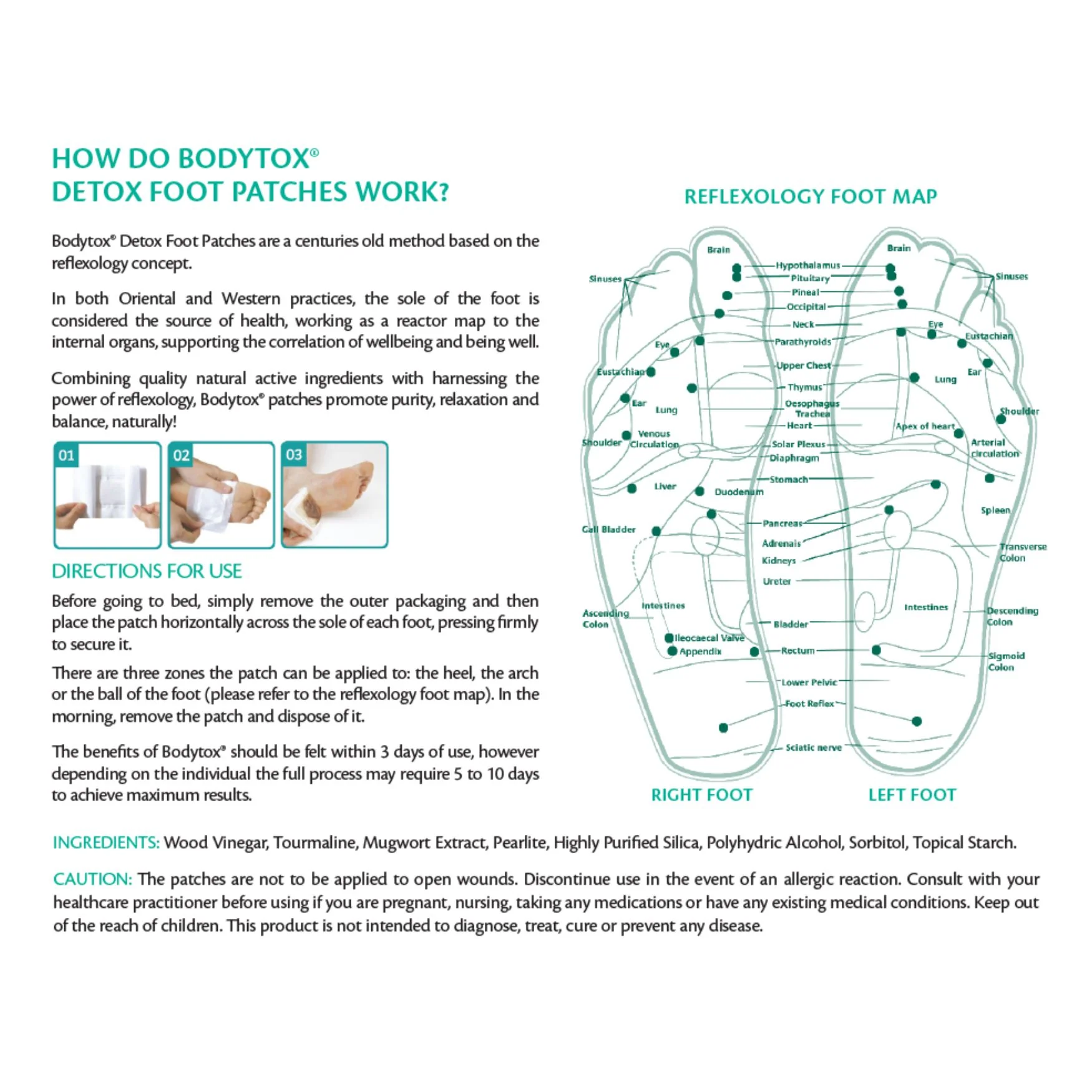 Detox Foot Patches Trial Pack 2 Patches - Image 2