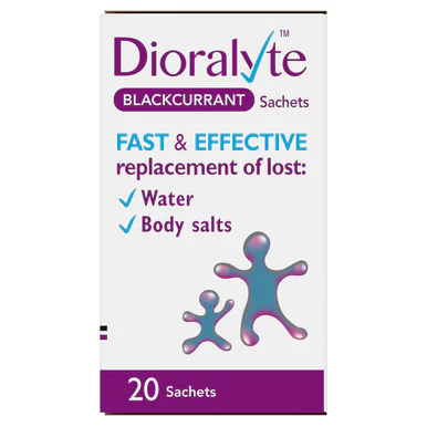 Dioralyte Blackcurrant Sachets 20 Sachets