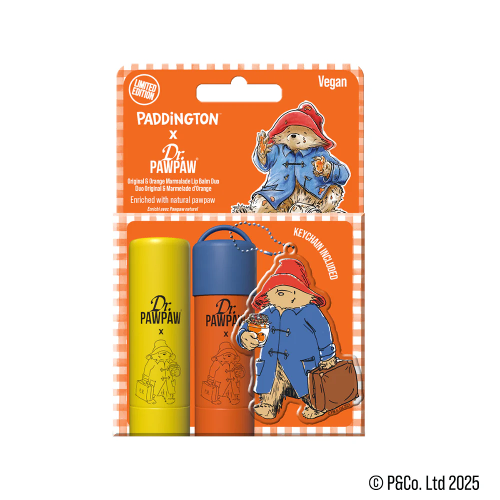 Dr.PAWPAW x Paddington Original & Orange Marmalade Lip Balm Duo