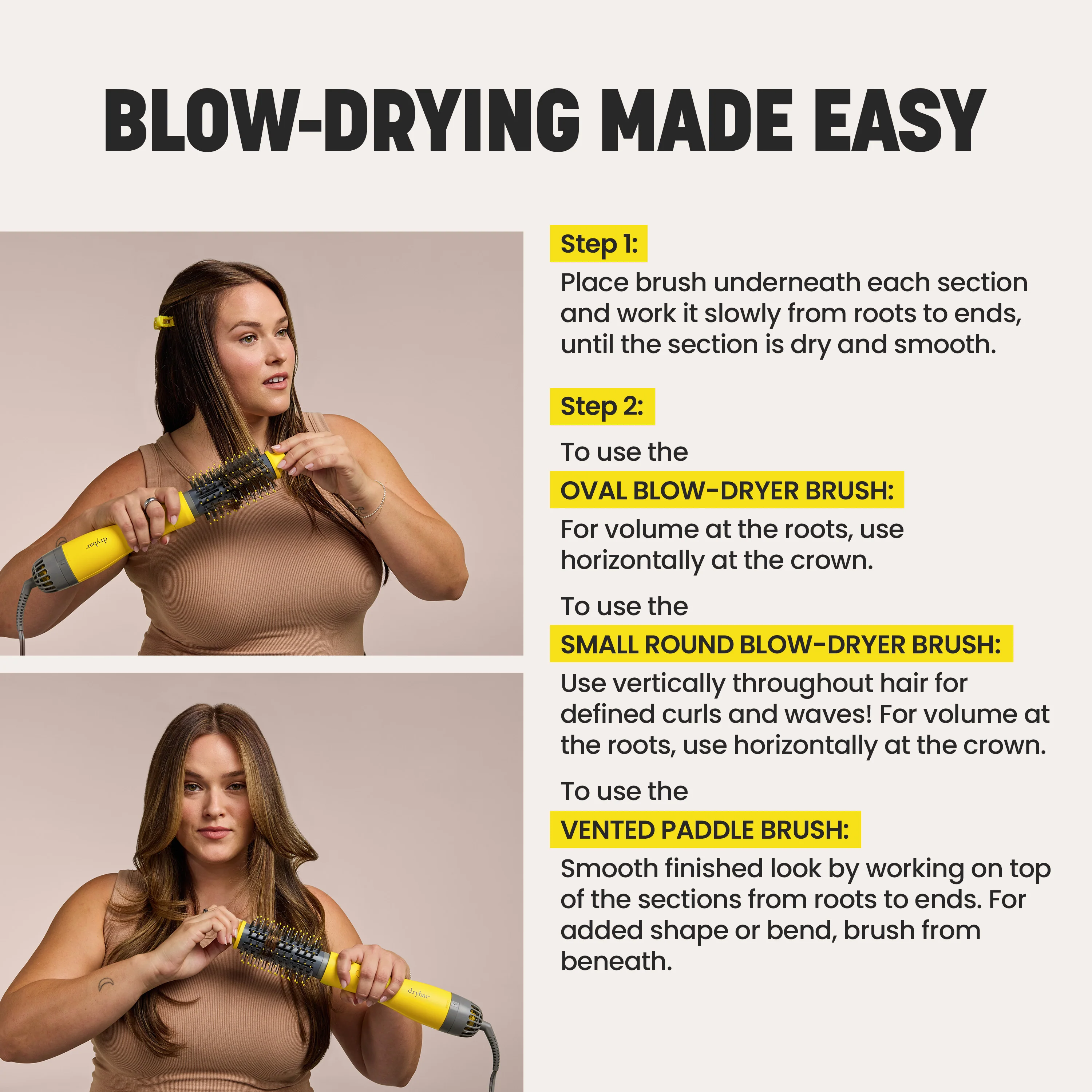 Drybar Triple Shot Interchangeable Blow Dry Brush - Image 6