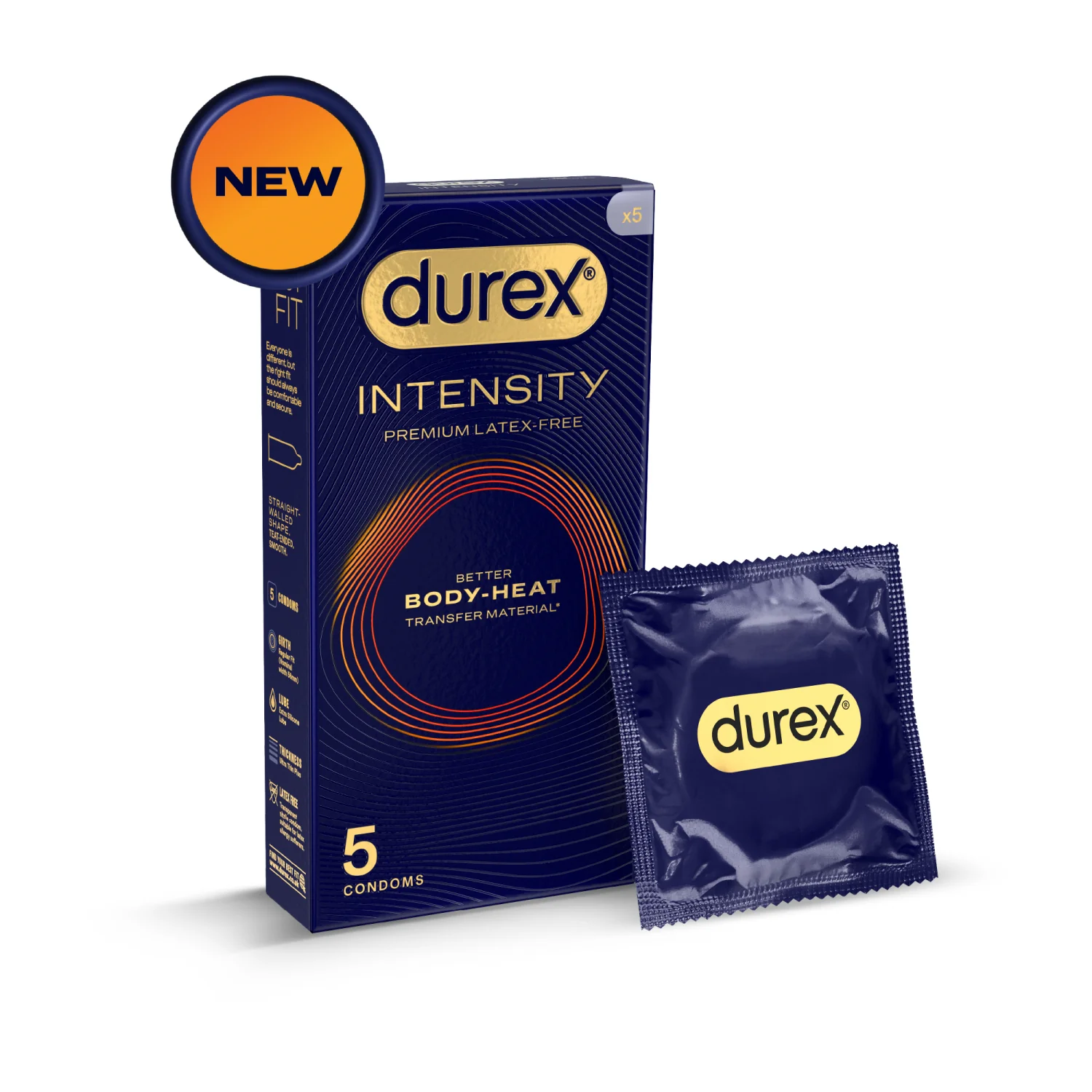 Durex Intensity Condoms 5 Pack - Image 2