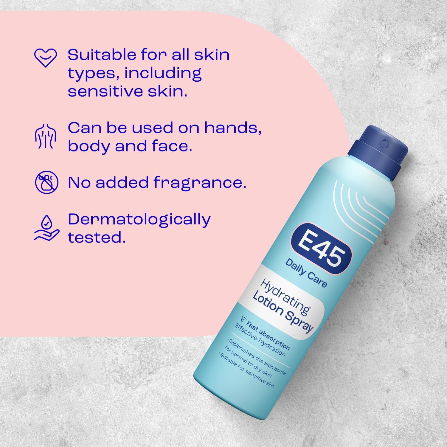 E45 Daily Lotion Spray 200ml - Image 5