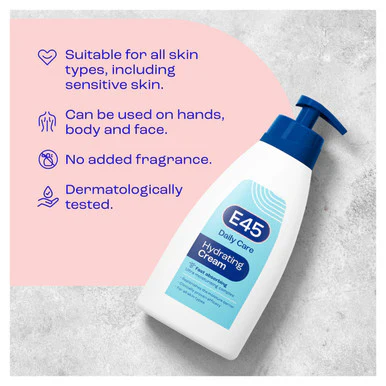 E45 Daily Moisturiser Cream 400ml - Image 2