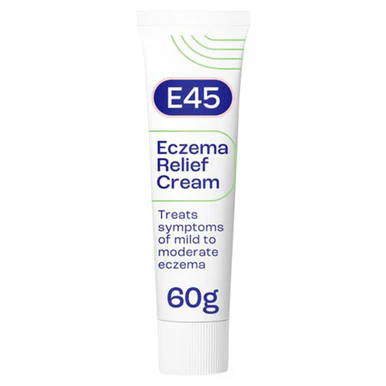E45 Eczema Relief Emollient Cream to Soothe Dry Skin 60ml