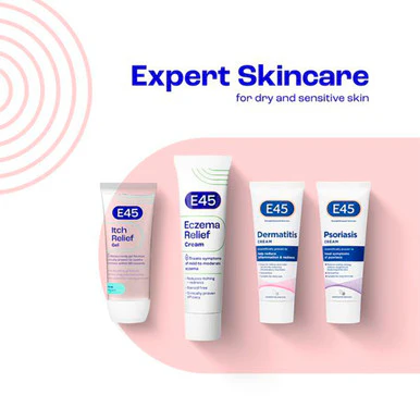 E45 Eczema Relief Emollient Cream to Soothe Dry Skin 60ml - Image 5