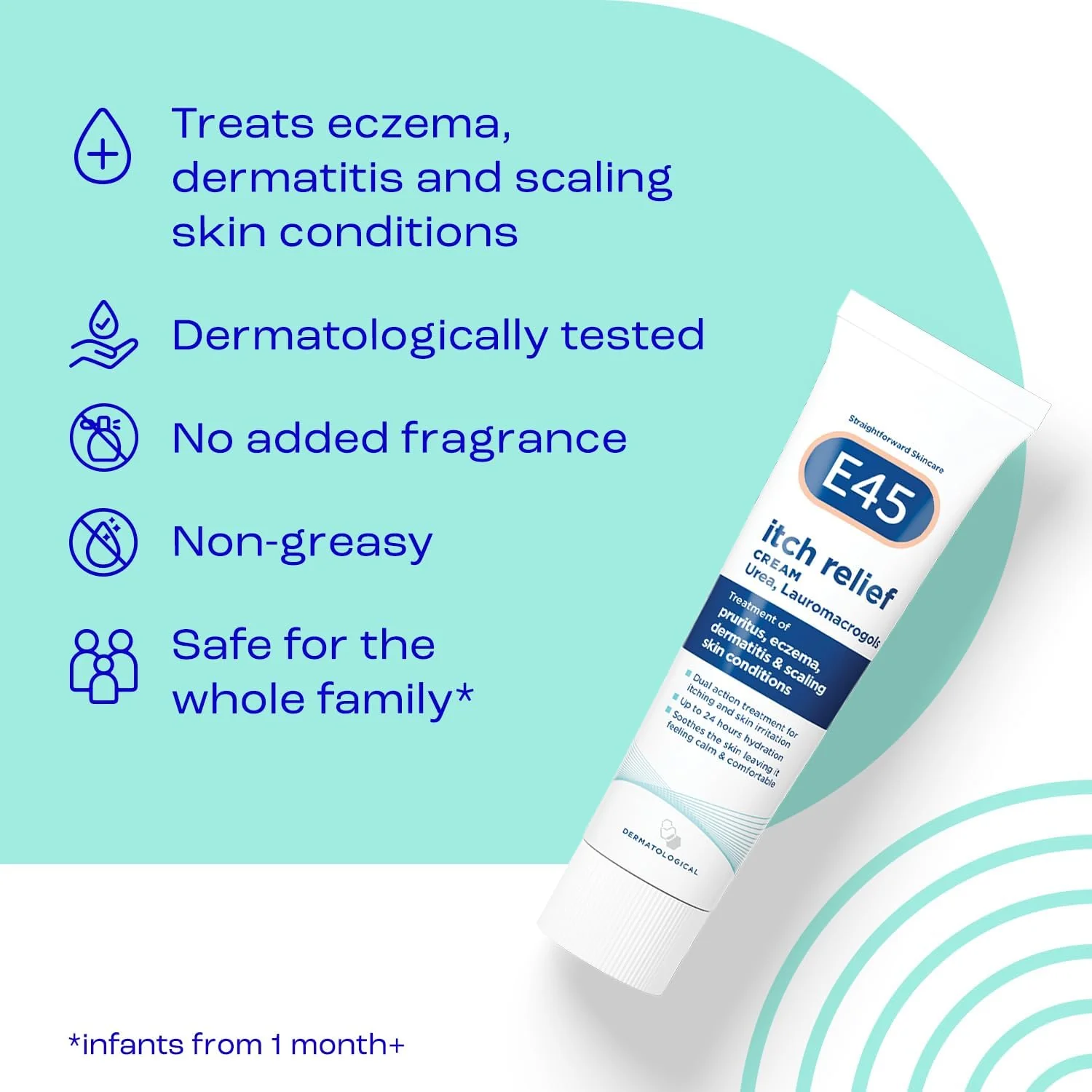 E45 Itch Relief Cream 50g - Image 5