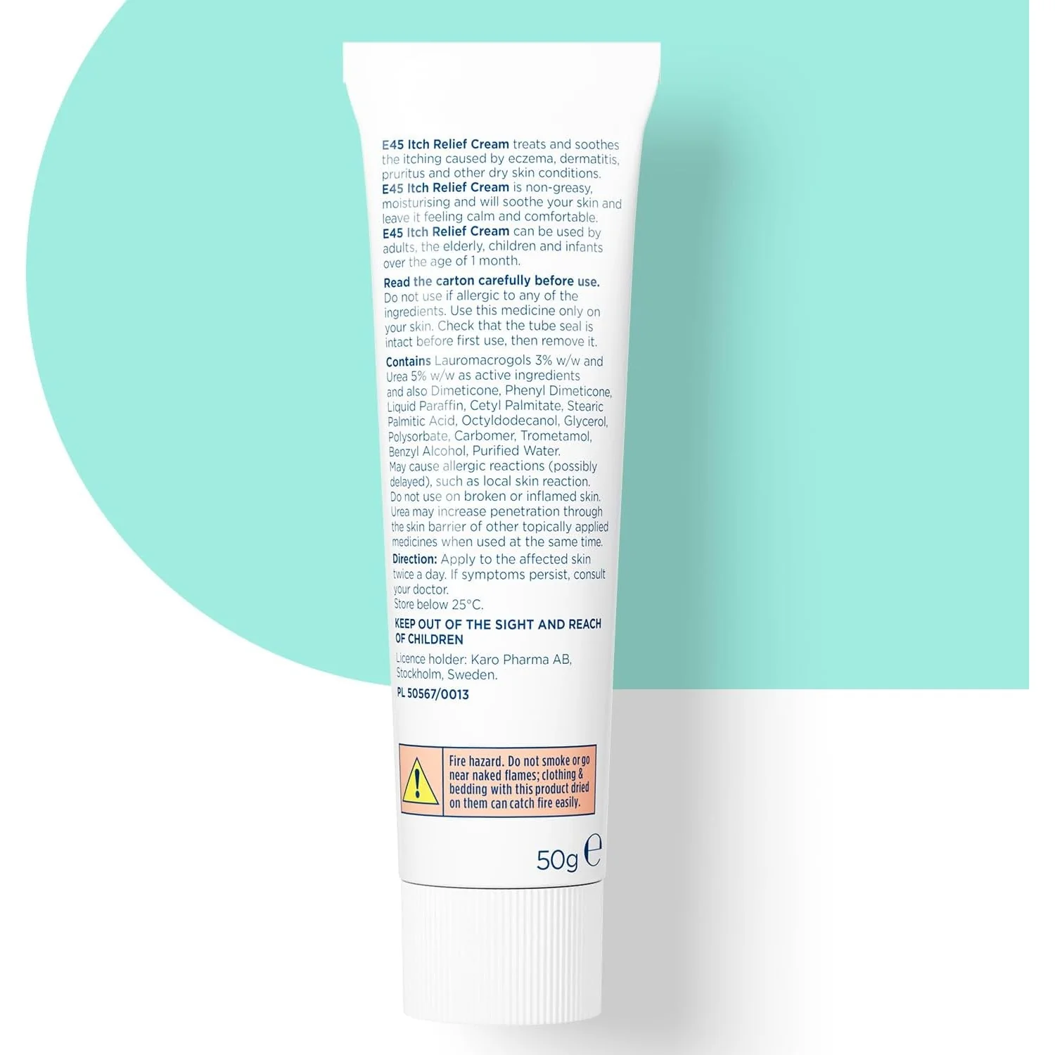 E45 Itch Relief Cream 50g - Image 6