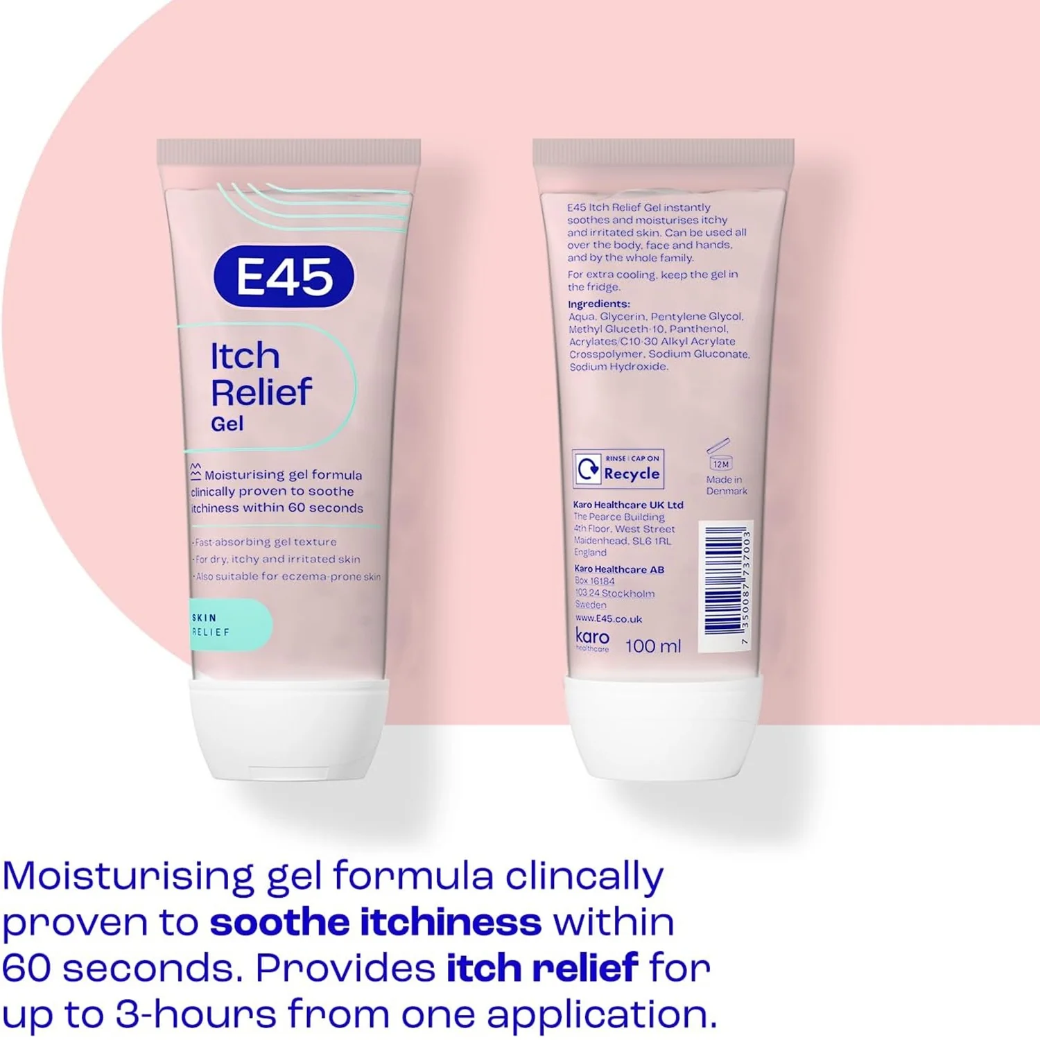E45 Itch Relief Gel 100ml - Image 2