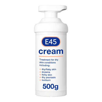 E45 Moisturiser Cream Moisturiser Pump 500g