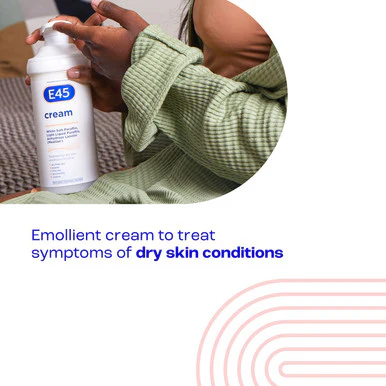 E45 Moisturiser Cream Moisturiser Pump 500g - Image 4