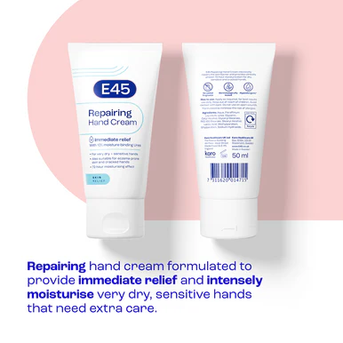 E45 Repairing Hand Cream - For Very Dry Hands 50ml - Image 2