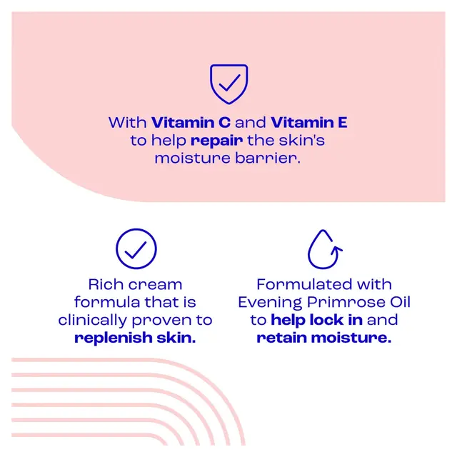 E45 Rich 24h Body Cream Moisturiser Pump 400ml - Image 2