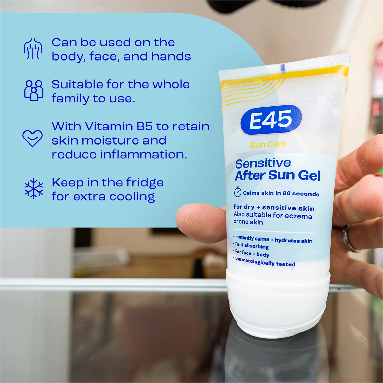 E45 Sun Care Sensitive After Sun Gel 150ml - Image 5