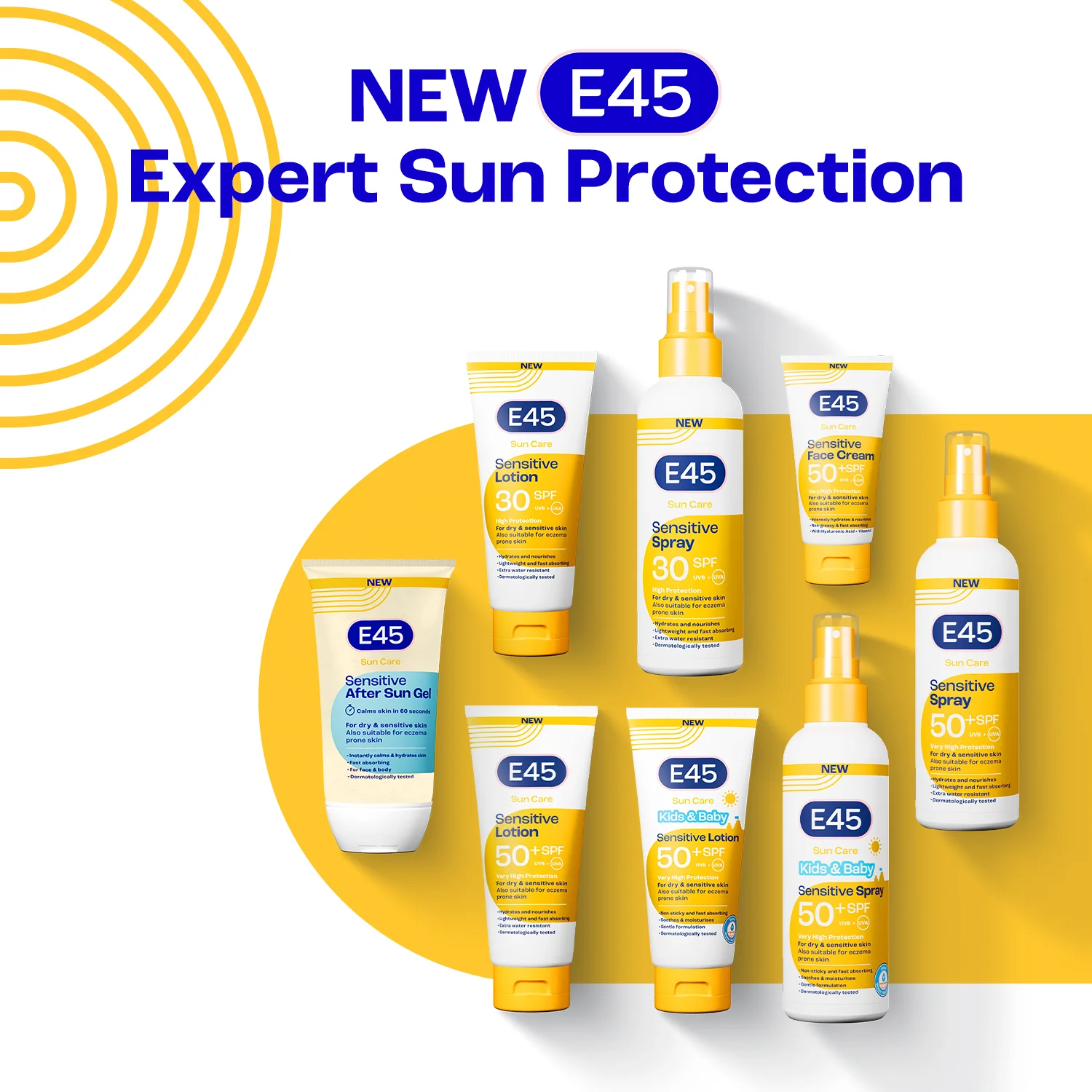E45 Sun Care Sensitive After Sun Gel 150ml - Image 6