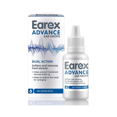 Earex Advance Ear Wax Removal Drops 12ml
