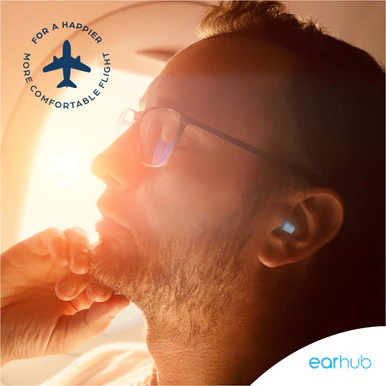 EarHub Flywell Pressure Regulated Earplugs Includes Travel-Friendly Carry Case - Image 5
