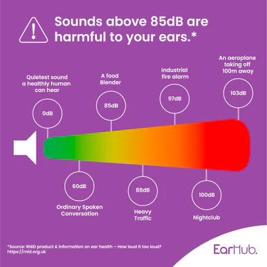 EarHub Sleepwell Premium Soft Foam Earplugs Purple 10 Pairs - Image 3