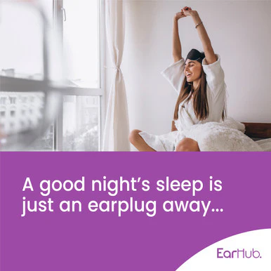 EarHub Sleepwell Premium Soft Foam Earplugs Purple 10 Pairs - Image 5