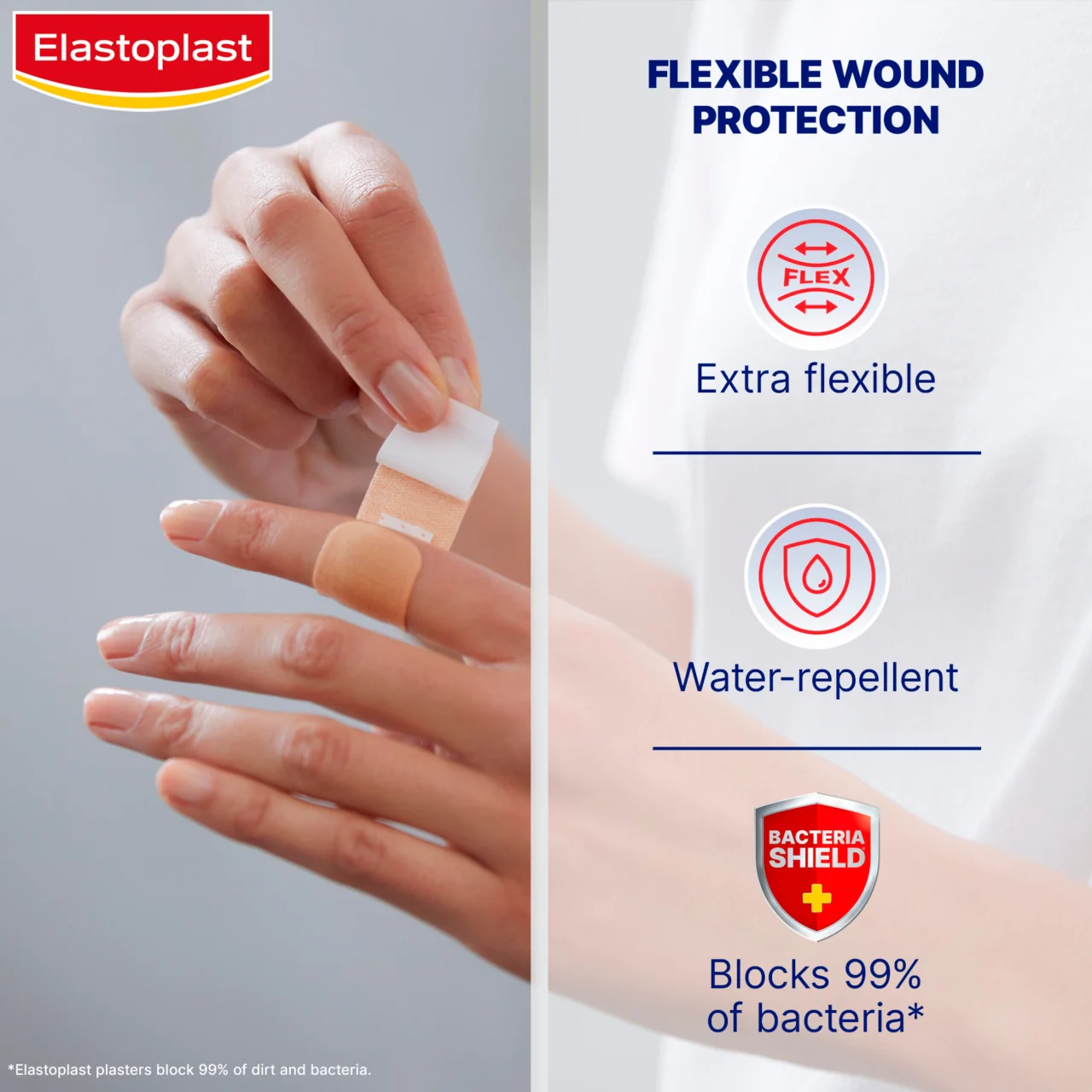 Elastoplast Fabric Plasters 40 Strips - Image 2