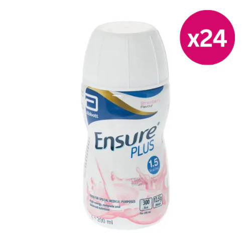 Ensure Plus Milkshake Strawberry 200ml x 24