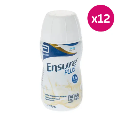 Ensure Plus Milkshake Vanilla 200ml x12