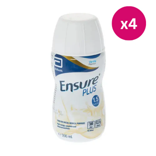 Ensure Plus Milkshake Vanilla 200ml x4