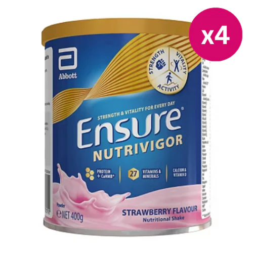 Ensure Strawberry Nutrivigor Bundle 400g x 4