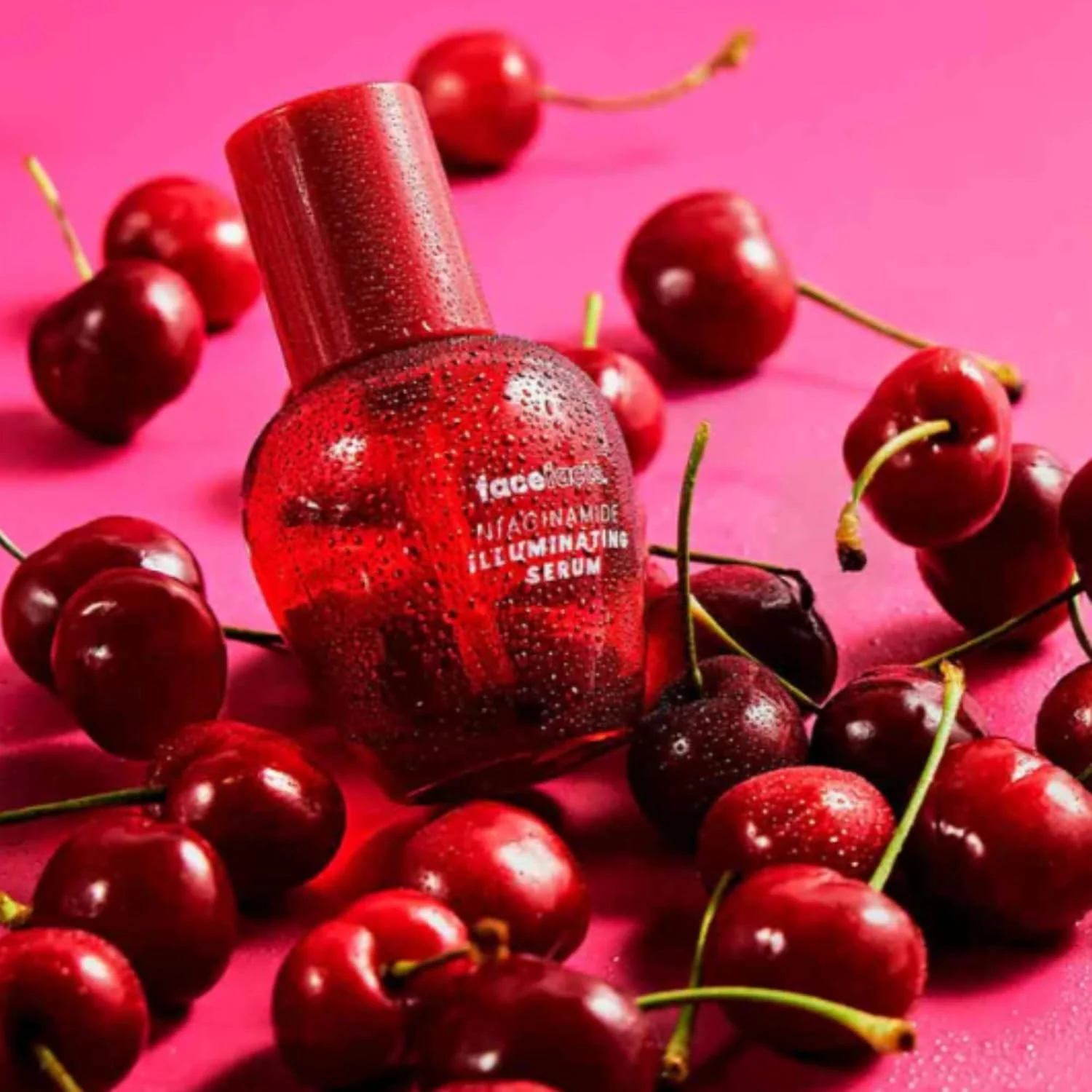 Face Facts Cherry Bliss - Niacinamide Illuminating Serum 30ml - Image 3