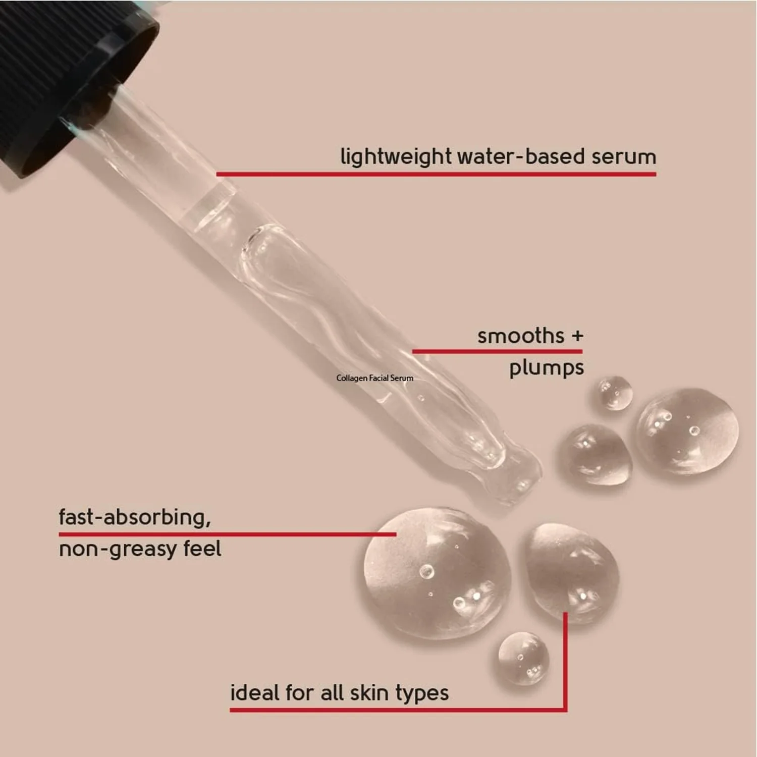 Face Facts Collagen & Q10 Face Serum 30ml - Image 3