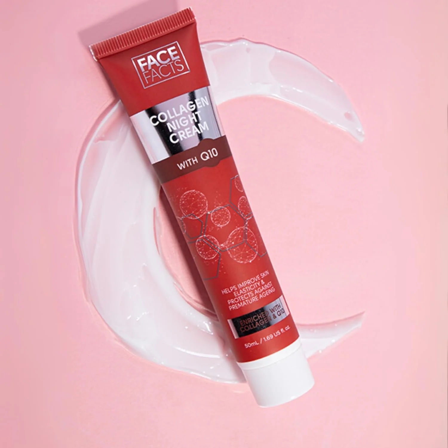 Face Facts Collagen & Q10 Night Cream 50ml - Image 3