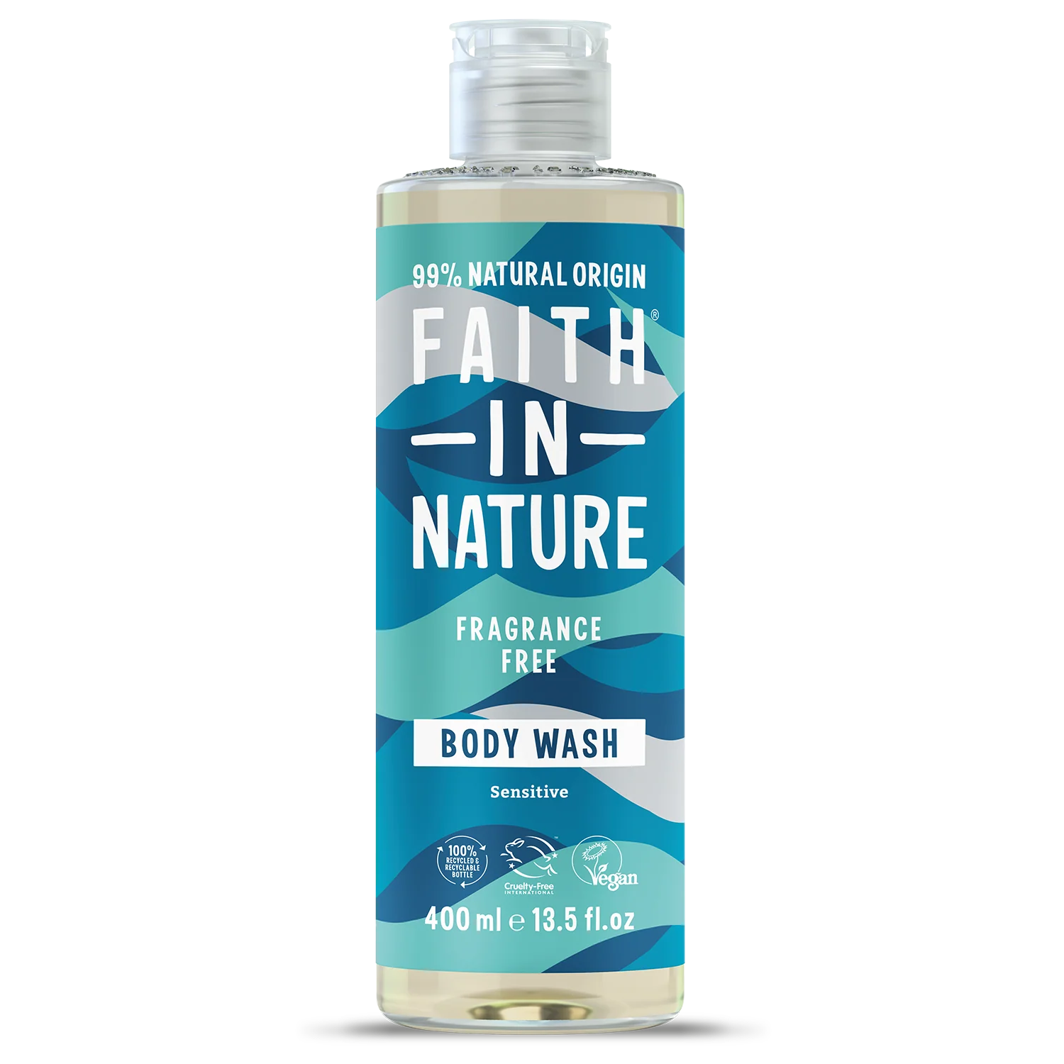 Faith In Nature Body Wash Fragrance Free 400ml