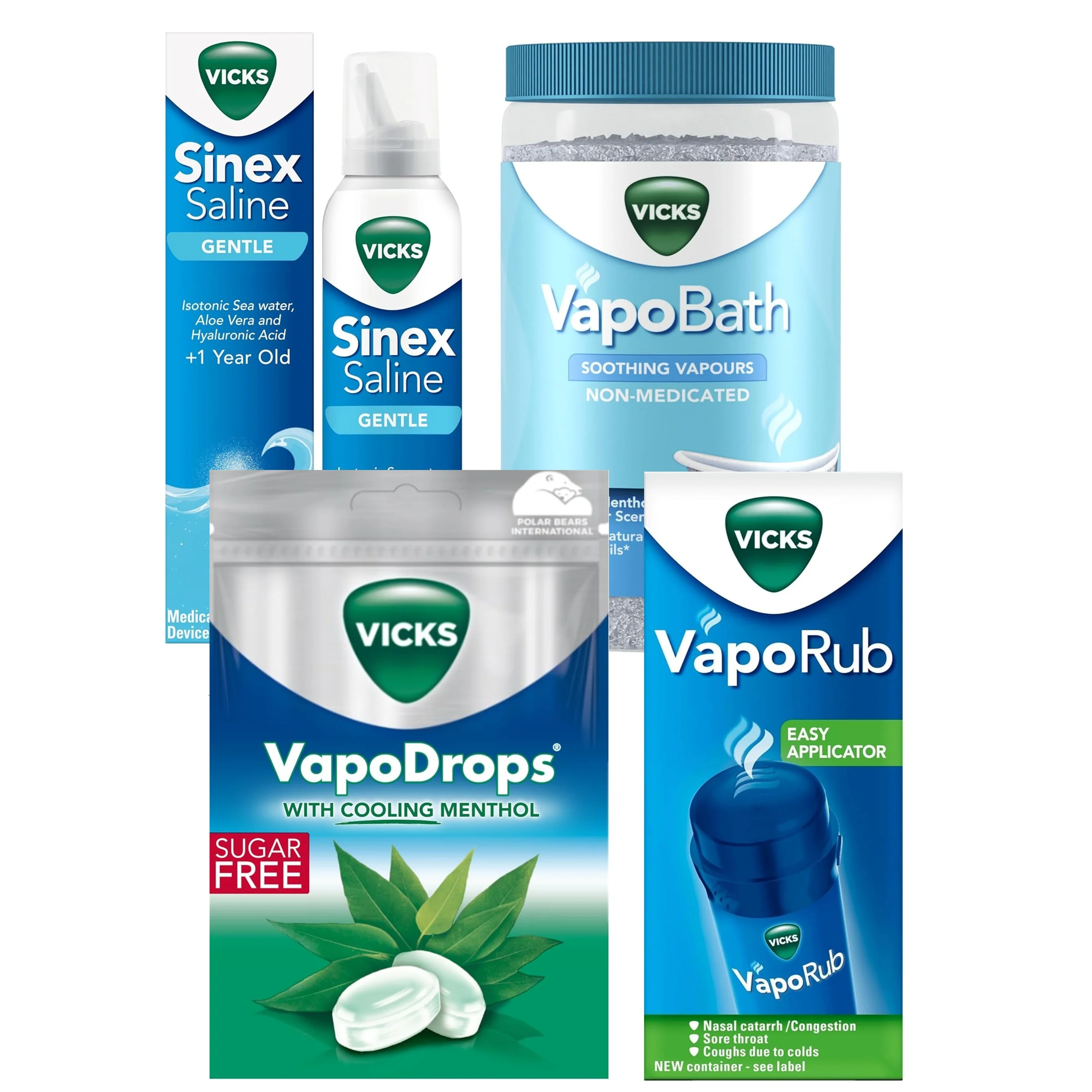 Vicks Family Cold & Flu Care Bundle