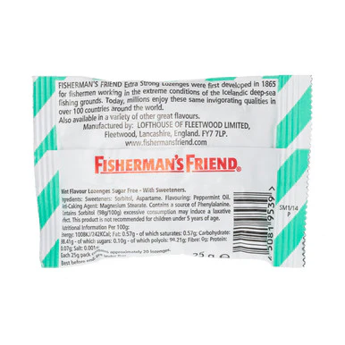Fishermans Friend Mint Sugar Free Lozenges 25g - Image 2