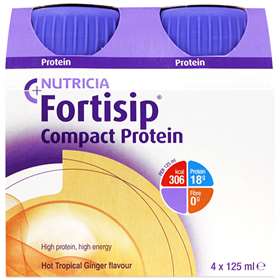 Fortisip Compact Protein Ginger 125ml x4
