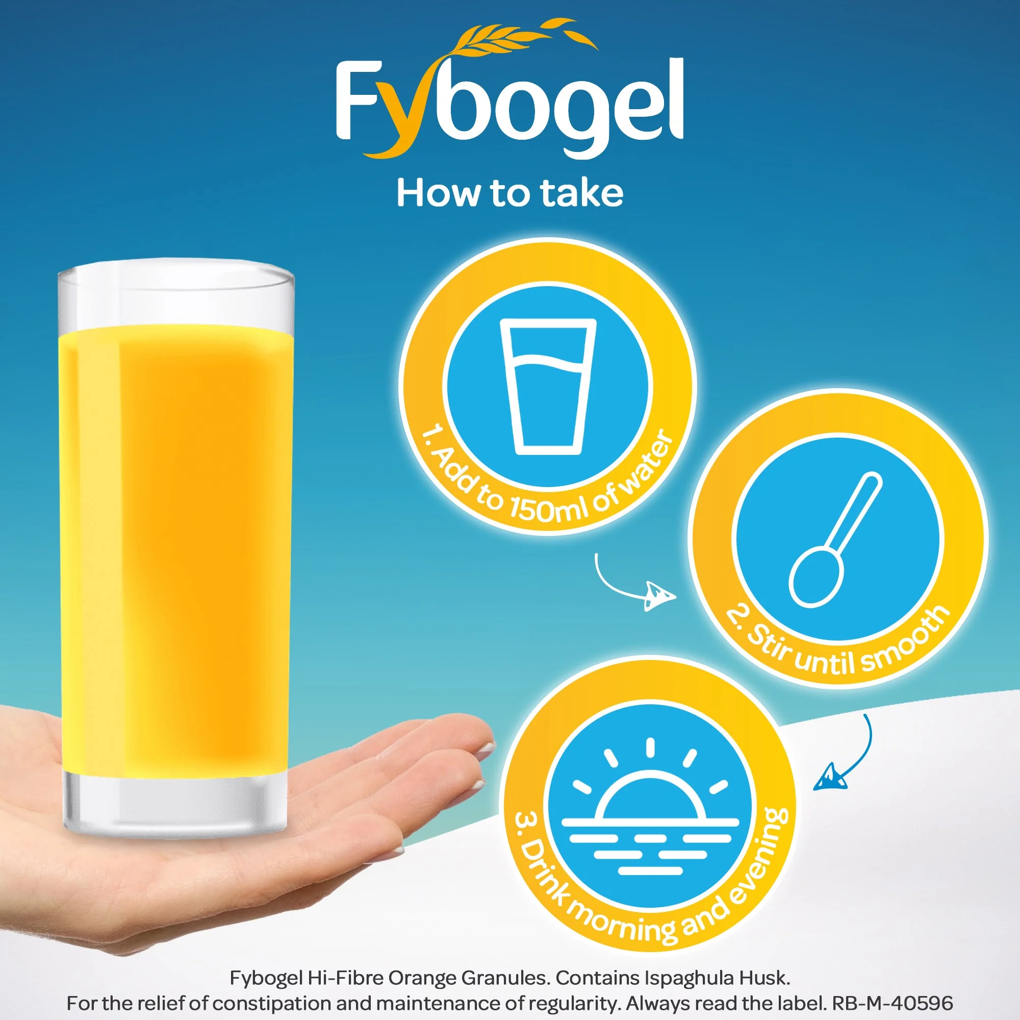 Fybogel hi-fibre orange natural fibre sachets - Image 4