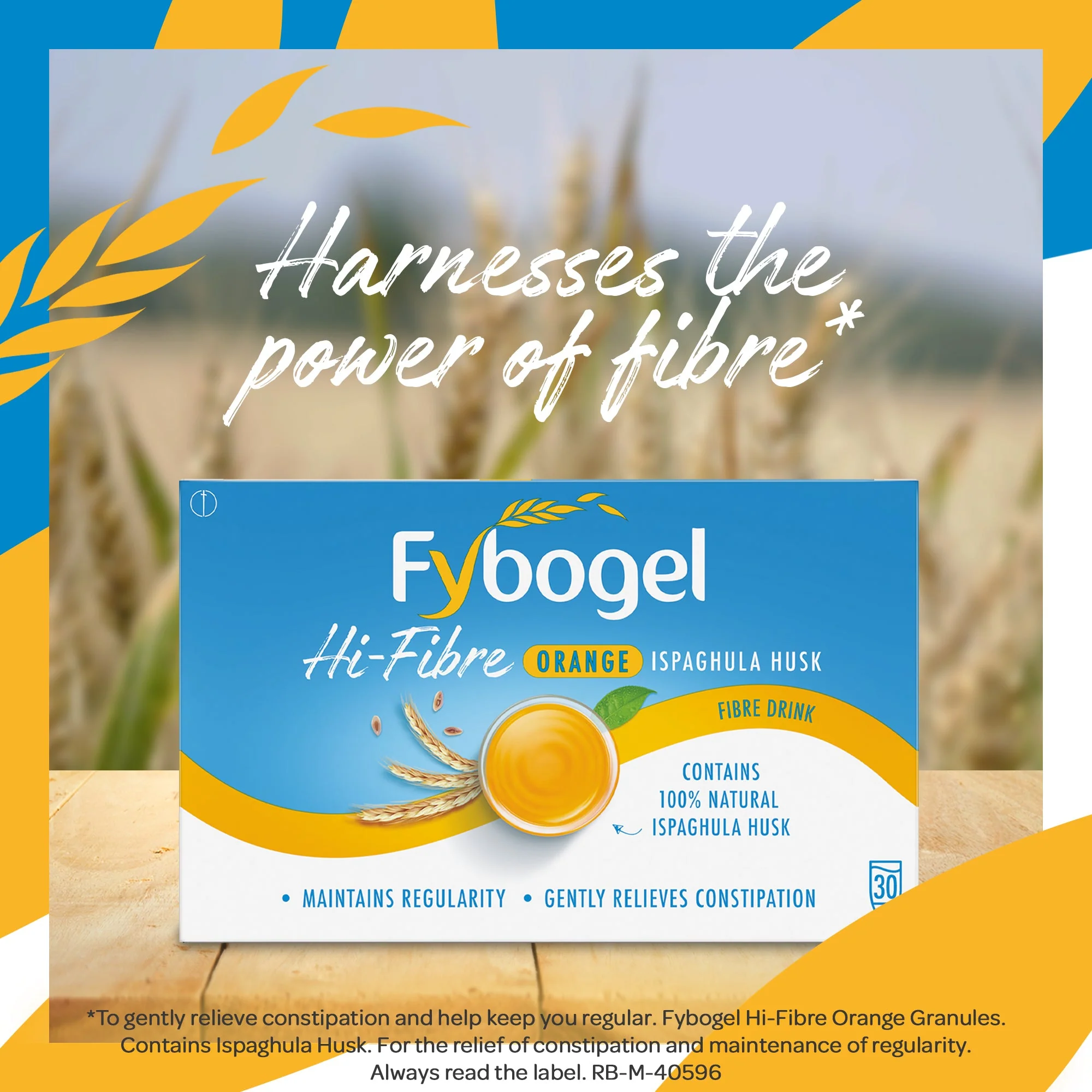 Fybogel hi-fibre orange natural fibre sachets - Image 8
