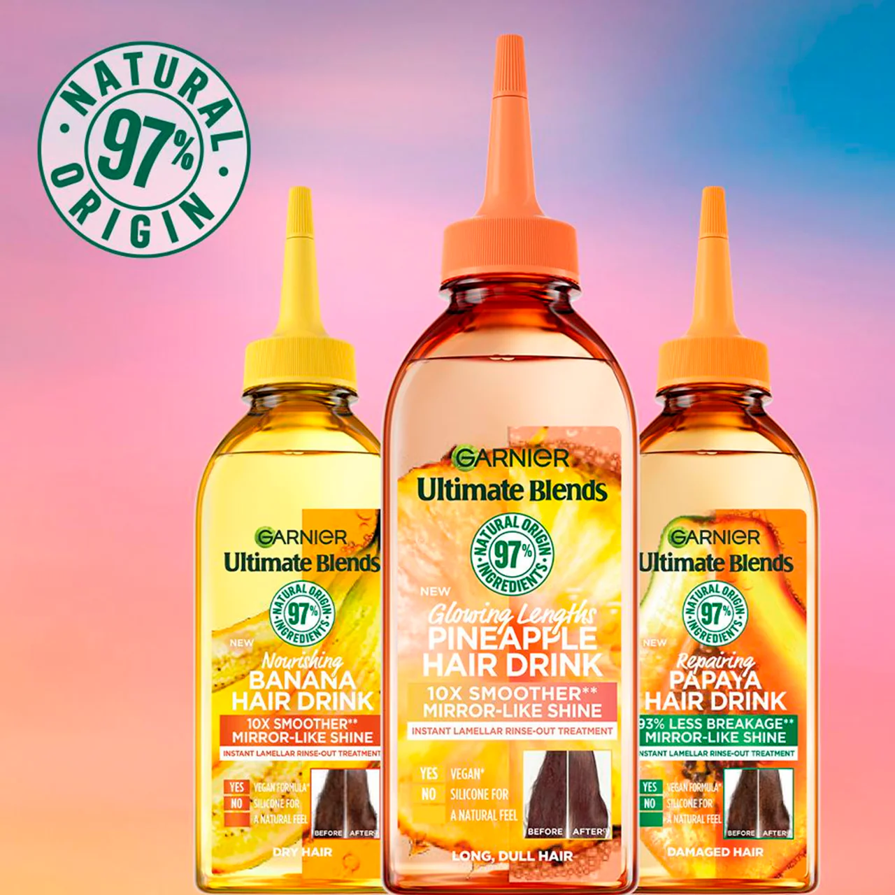 Garnier Ultimate Blends Nourishing Banana Hair Drink 200ml - Image 2