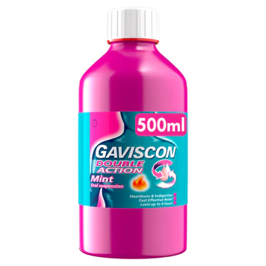 Gaviscon Double Action Liquid Peppermint 500ml