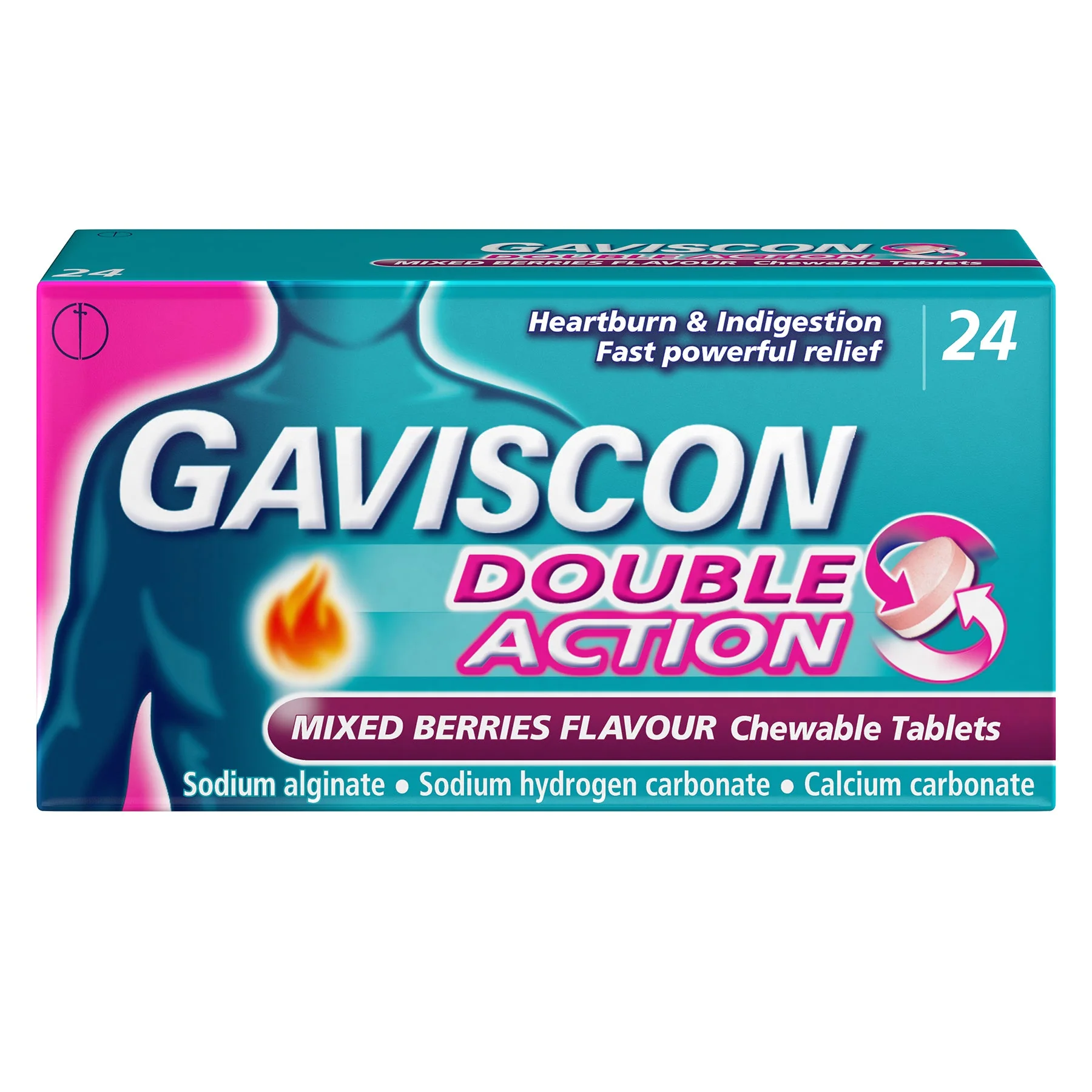 Gaviscon Double Action chewable tablets mixed berry - Image 5