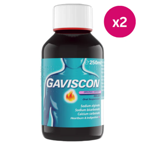 Gaviscon Liquid Aniseed 250ml x2