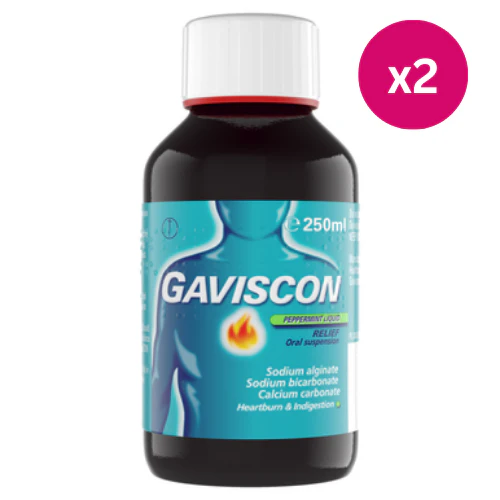 Gaviscon Liquid Peppermint 250ml x2